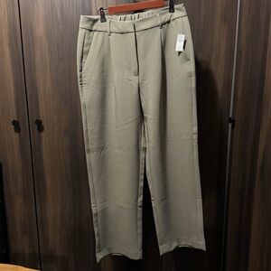 Old Navy Extra High Waisted Taylor Trouser Straight Pants Green Sz Large